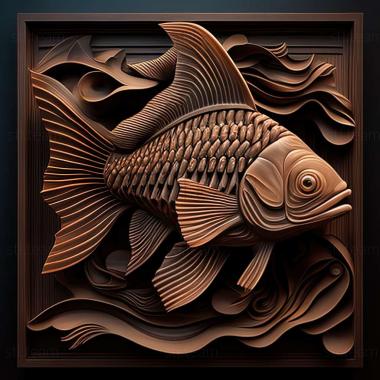 3D model Lalius fish (STL)